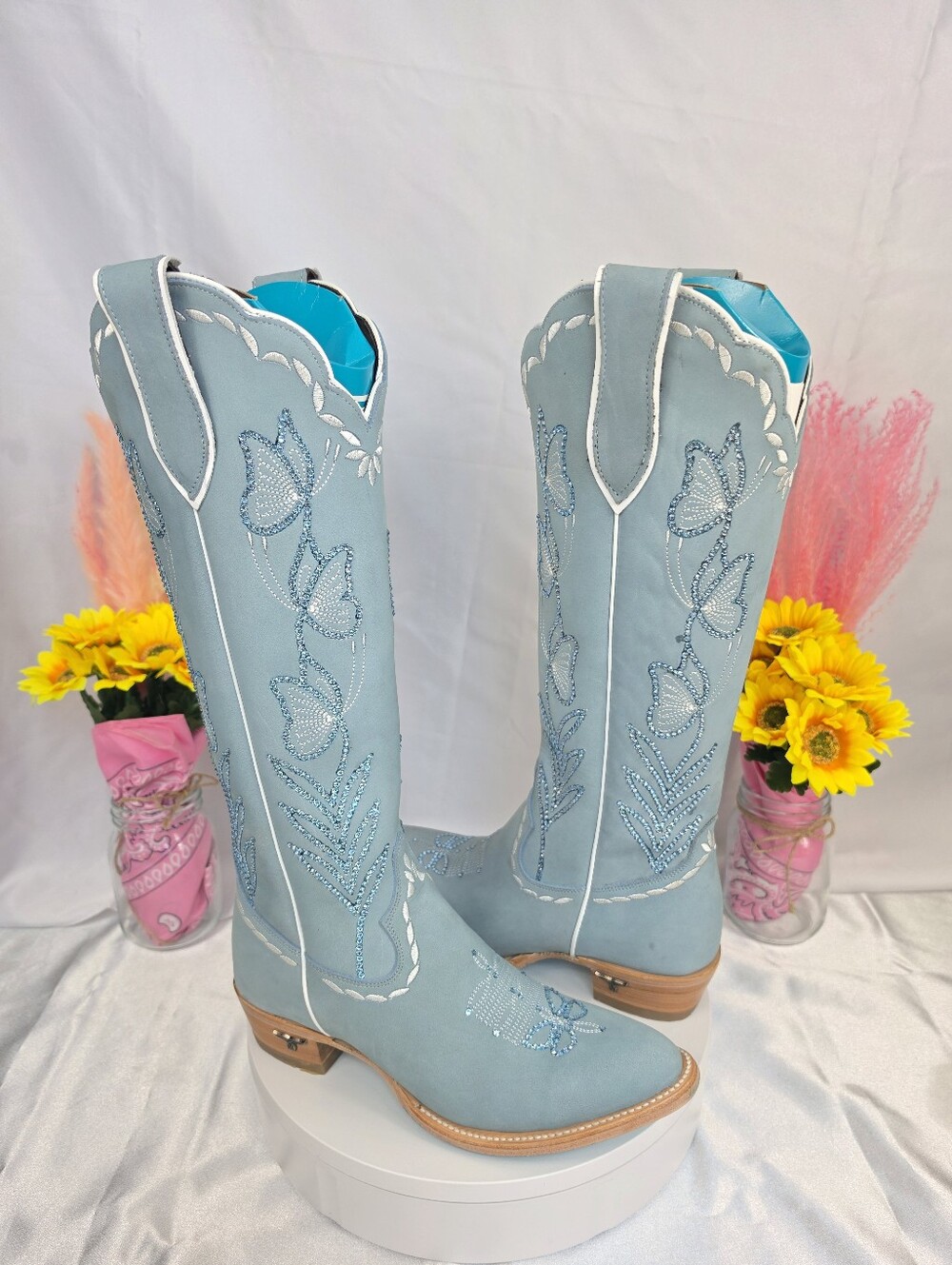 Lane Sweet Memories Cowgirl Boots with SWAROVSKI Crystals 7.5